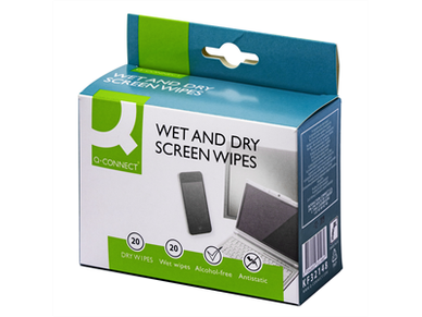 Puhdistusliina Q-Connect märkä/kuiva/20+20