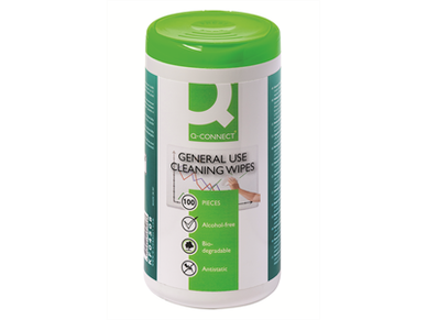 Puhdistusliina Q-Connect muovipinnoille/100 