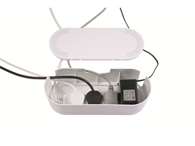 Kaapelikotelo pieni D-Line valkoinen 