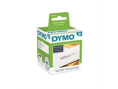 Tarra Dymo LW 89x28mm osoite pieni/2 