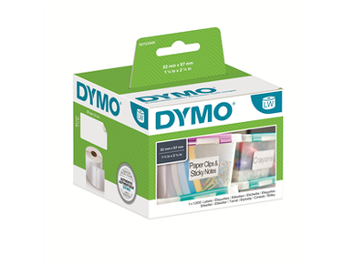Tarra Dymo LW 57X32mm yleistarra valkoinen