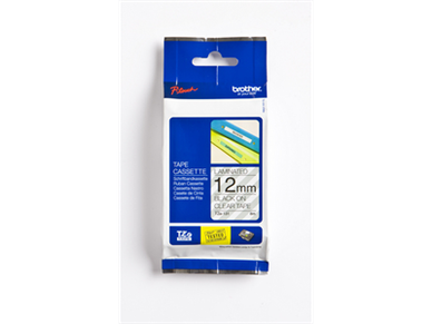 Tarrakasetti Brother TZe131 12mm kirkas/musta