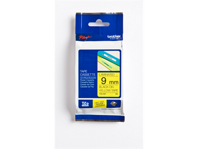 Tarrakasetti Brother TZe621 9mm keltainen/musta 