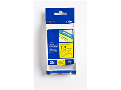 Tarrakasetti Brother TZe641 18mm keltainen/musta