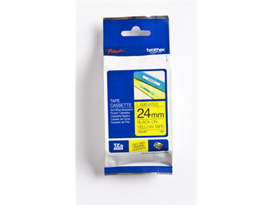 Tarrakasetti Brother TZe651 24mm keltainen/musta