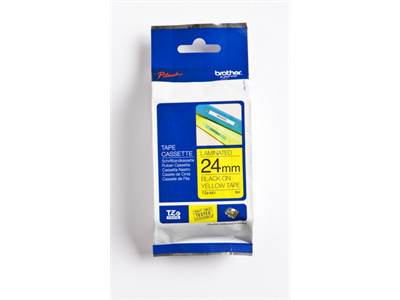 Tarrakasetti Brother TZe651 24mm keltainen/musta