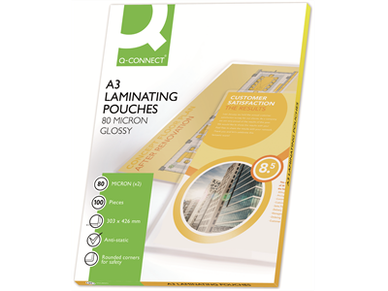 Laminointitasku Q-Connect A3 80mic/100 