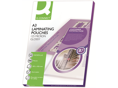  Laminointitasku Q-Connect A3 125mic/100 