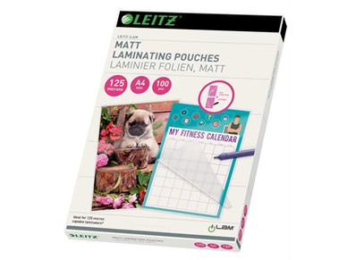 Laminointitasku Leitz A4 125mic/100 matta 