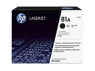 Värikasetti laser HP CF281A LJ M604/M605/M606 musta 