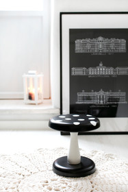 Mustavalkoinen sienijakkara/ VANKILATUOTE