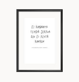 Kakolan seinäteksti- juliste A4