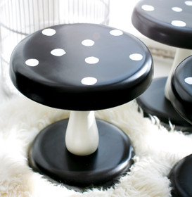 Mustavalkoinen sienijakkara/ VANKILATUOTE