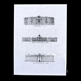 Kakolan rakennukset -keittiöpyyhe