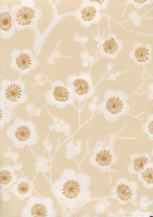 Kirsikkapuu-tapetti, Pihlgren ja Ritola, beige