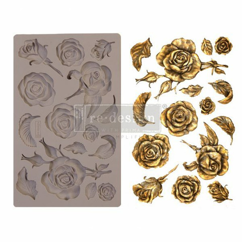 Silikonimuotti - 20x13 cm - Prima Re-Design - Fragrant Roses