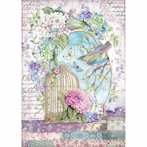 Decoupage-arkki - Cage - A4