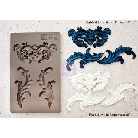 Silikonimuotti - 20x13 cm - Everly Flourish - Prima Re-Design