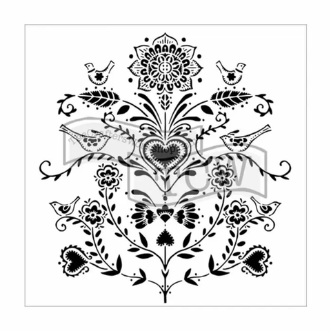 Sabluuna  - 30 x 30 cm - Scandi Flowers
