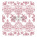 Leimasin - 30 x 30 cm - Prima Re-design Decor Stamp - Vintage Wallpaper