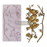 Silikonimuotti - 20x13 cm - Prima Re-Design - Avian Love