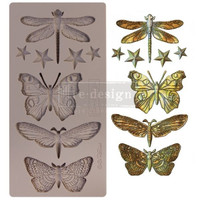 Silikonimuotti - 25x13 cm - Prima Re-Design -  Insecta & Stars