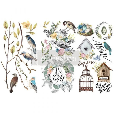 Siirtokuva - 45x30 cm - Garden Marvels - Prima Redesign Decor Transfer