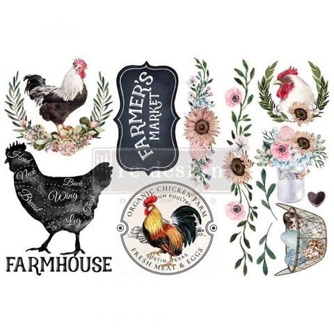 Siirtokuva - 45x30 cm - Morning Farmhouse - Prima Redesign Decor Transfer