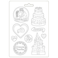 Muotti - A4 - Sleeping Beauty Castle and Cake