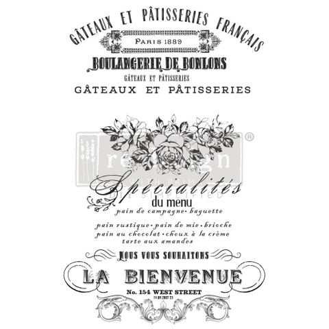 Siirtokuva - 60 x 88 cm - French Specialties - Prima Redesign Decor Transfer
