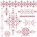 Leimasinsetti - 30x30 cm - Prima Re-design Decor Stamp - Tribal Prints