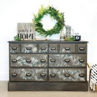 Decoupage-arkki - 48x76 cm - Radiant Eucalyptus Re-Design Prima Tissue Paper