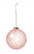 Lasipallo 8 cm - Vaaleanpunainen