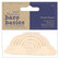 Vanerikoriste 6 kpl - Papermania Bare Basics Wooden Shapes Rainbow