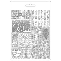 Muotti - 21 x 15 cm - Stamperia Mould Alchemy Patchwork