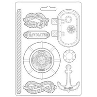 Muotti - A4 - Stamperia Soft Mould Lady Vagabond Lifestyle Navigate