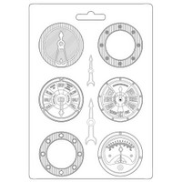 Muotti - A4 - Stamperia Soft Mould Lady Vagabond Lifestyle Gauges