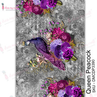 Vesisiirtokuva A4 - Queen Peacock