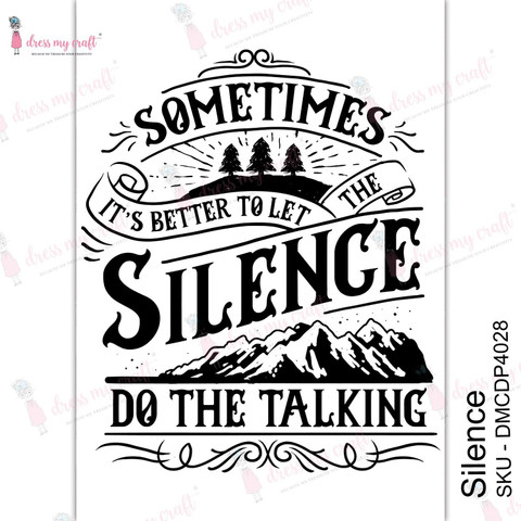 Vesisiirtokuva A4 - Silence 