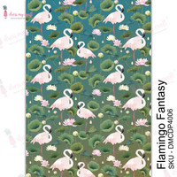 Vesisiirtokuva A4 - Flamingo Fantasy