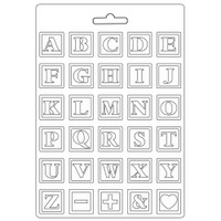 Muotti A4 - Stamperia Soft Mould Daydream Alphabet