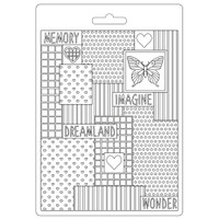 Muotti 15x21 cm - Stamperia Soft Mould Daydream Patchwork
