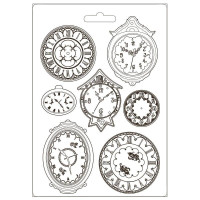 Muotti A4 - Stamperia Soft Mould Garden of Promises Clocks