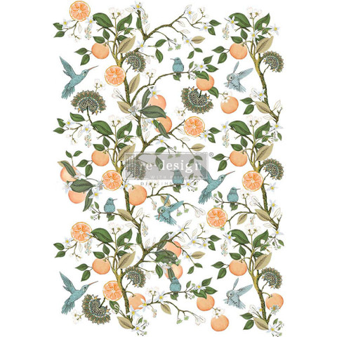 Siirtokuva 60 x 88 cm - Orange Grove - Redesign with Prima Decor Transfer