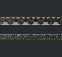 Silikonimuotti - Muotin koko n. 23x8 cm - Zuri Seamless Borders 1