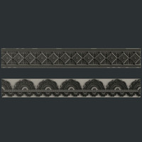 Silikonimuotti - Muotin koko n. 23x8 cm - Zuri Seamless Borders 2	