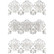 Siirtokuva  60x88 cm - Antique/Blue Damask Redesign With Prima Decor Transfers