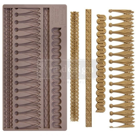 Silikonimuotti 20x13 cm - Re-Design with Prima Tassel Fringe