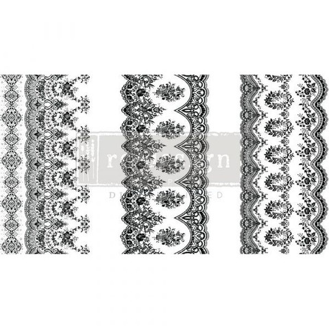 Siirtokuva  45x30 cm - Vintage Wallpaper  Redesign With Prima Decor Transfers