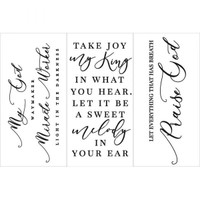 Siirtokuva  45x30 cm - Scripture Redesign With Prima Decor Transfers